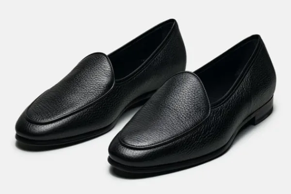 Loafers>MORJAS The Belgian BlackDeerskin