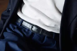 Gürtel>MORJAS The Belt BlackEmbossed