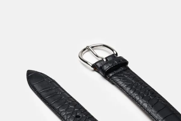 Gürtel>MORJAS The Belt BlackEmbossed