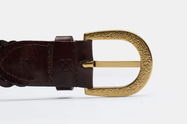 Gürtel>MORJAS The Belt BrownBraided