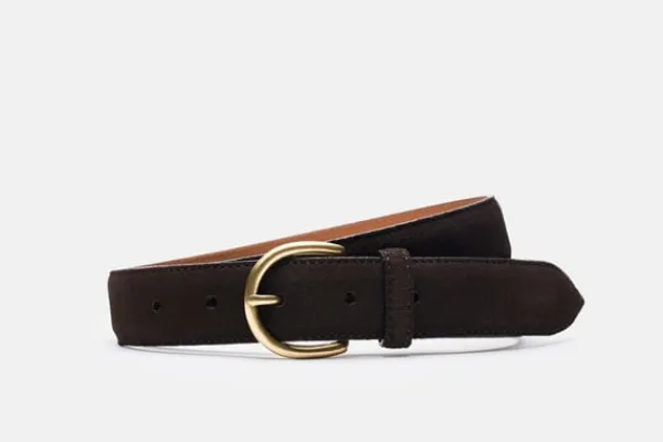 Gürtel>MORJAS The Belt BrownSuede