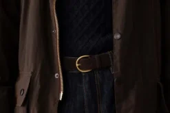 Gürtel>MORJAS The Belt BrownSuede