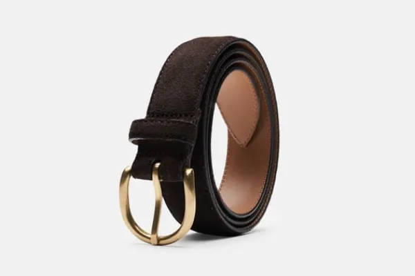 Gürtel>MORJAS The Belt BrownSuede