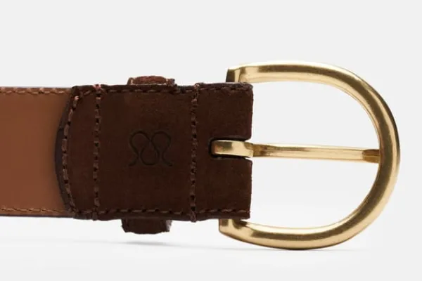 Gürtel>MORJAS The Belt MediumBrownSuede