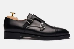 Monk Strap>MORJAS The Double Monkstrap BlackCalf
