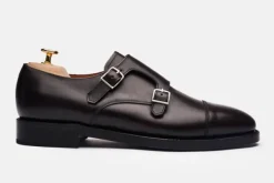 Monk Strap>MORJAS The Double Monkstrap BurgundyCalf