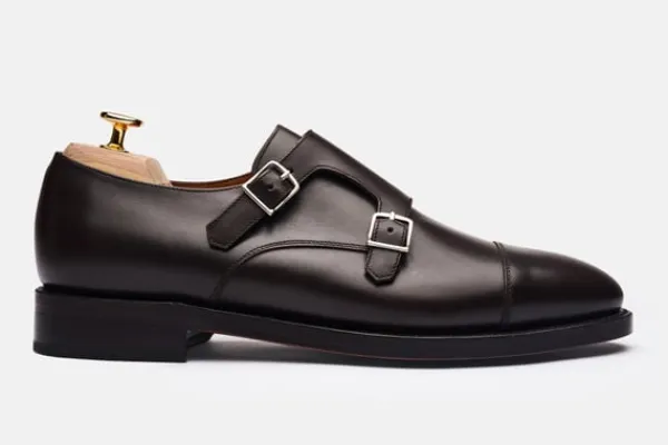 Monk Strap>MORJAS The Double Monkstrap BrownCalf
