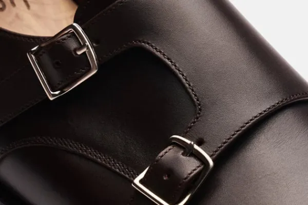 Monk Strap>MORJAS The Double Monkstrap BrownCalf