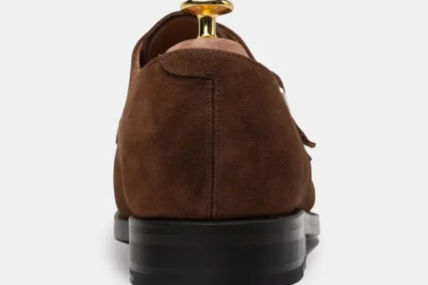 Monk Strap>MORJAS The Double Monkstrap MediumBrownSuede