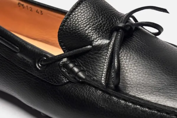 Driving Shoe>MORJAS The Driving Shoe BlackGrain