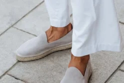 Espadrille>MORJAS The Espadrille LightGreySuede