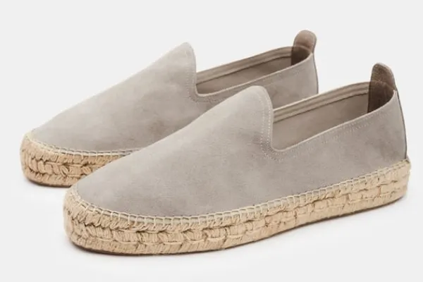 Espadrille>MORJAS The Espadrille LightGreySuede