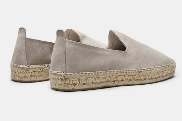 Espadrille>MORJAS The Espadrille LightGreySuede
