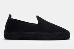 Espadrille>MORJAS The Espadrille AllBlackSuede