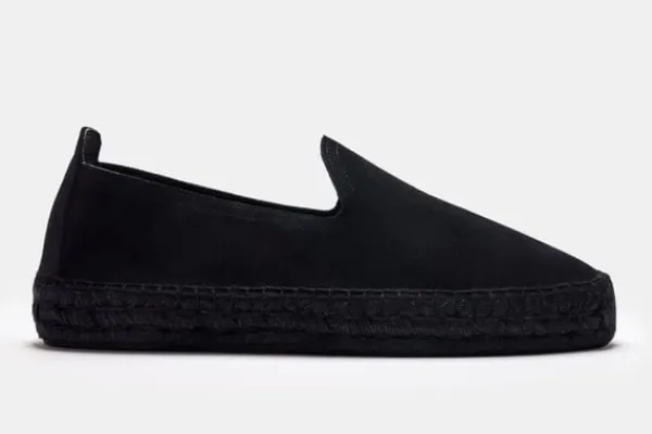 Espadrille>MORJAS The Espadrille AllBlackSuede