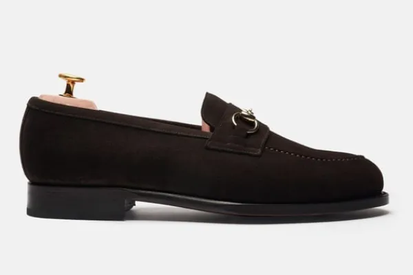 Loafers>MORJAS The Horsebit Loafer BrownSuede