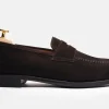 Loafers>MORJAS The Penny Loafer BrownSuede