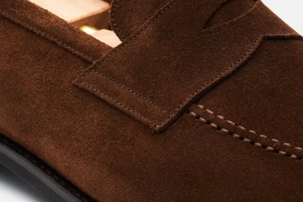 Loafers>MORJAS The Penny Loafer MediumBrownSuede
