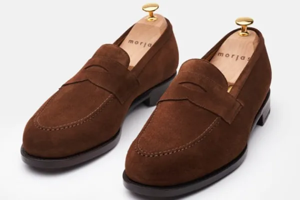 Loafers>MORJAS The Penny Loafer MediumBrownSuede