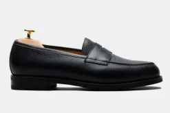 Loafers>MORJAS The Penny Loafer BlackGrain