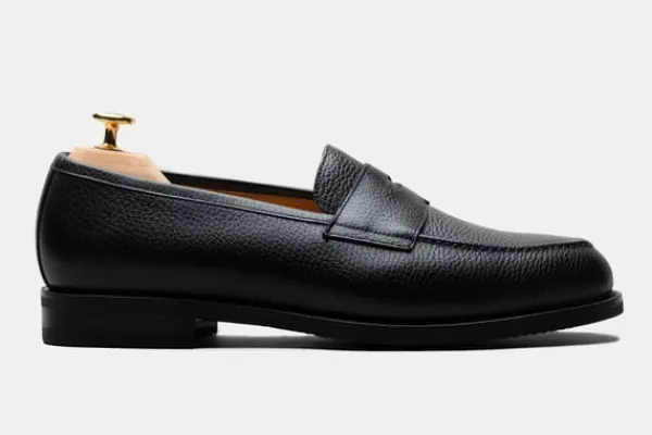 Loafers>MORJAS The Penny Loafer BlackGrain
