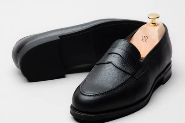 Loafers>MORJAS The Penny Loafer BlackGrain