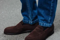 Loafers>MORJAS The Penny Loafer BrownSuede
