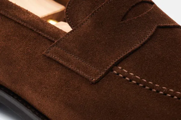 Loafers>MORJAS The Penny Loafer MediumBrownSuede