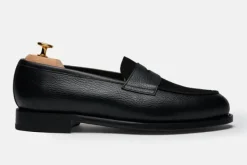Loafers>MORJAS The Penny Loafer BlackGrainu&BlackSuede