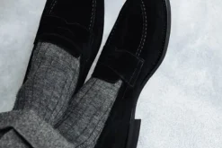 Loafers>MORJAS The Penny Loafer BlackSuede