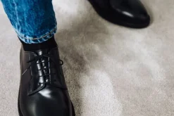 Derby>MORJAS The Plain Toe Blucher BlackCalf