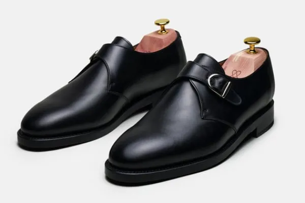 Monk Strap>MORJAS The Single Monkstrap BlackCalf