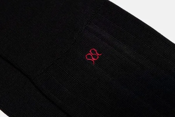 Socken>MORJAS The Sock BlackRibbed