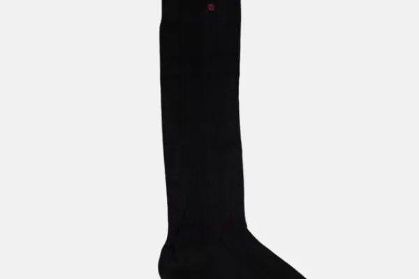 Socken>MORJAS The Sock BlackRibbed