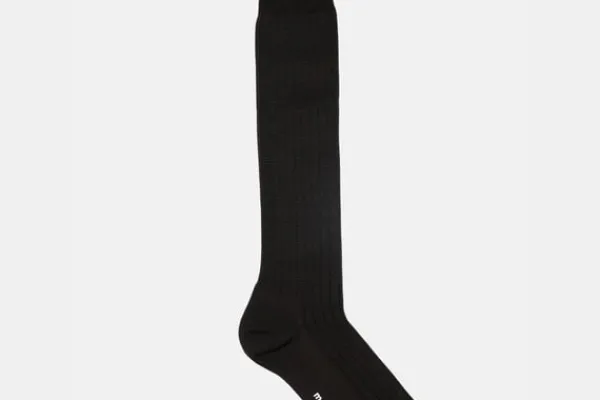 Socken>MORJAS The Sock BrownRibbed