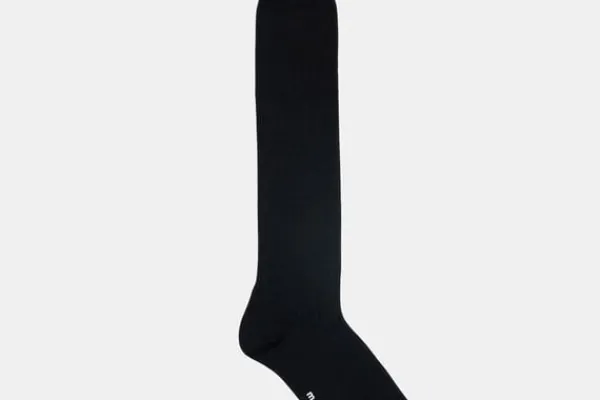 Socken>MORJAS The Sock DarkGreyRibbed