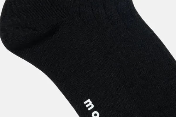 Socken>MORJAS The Sock DarkGreyRibbed