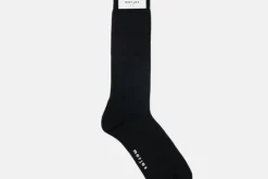 Socken>MORJAS The Sock DarkGreyRibbed