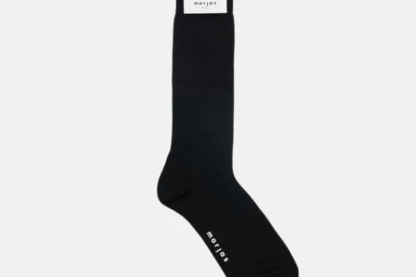 Socken>MORJAS The Sock DarkGreyRibbed