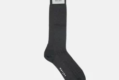Socken>MORJAS The Sock MidGreyRibbed