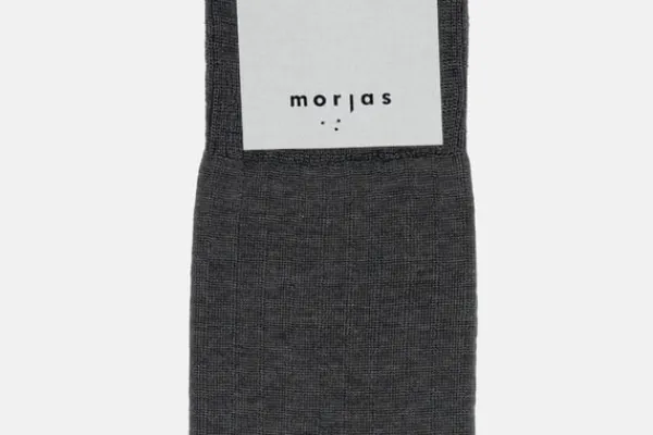Socken>MORJAS The Sock MidGreyRibbed
