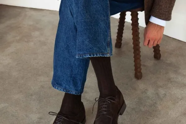 Derby>MORJAS The Split Toe Derby BrownSuede