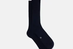 Socken>MORJAS The Wool Sock NavyRibbed