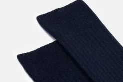 Socken>MORJAS The Wool Sock NavyRibbed